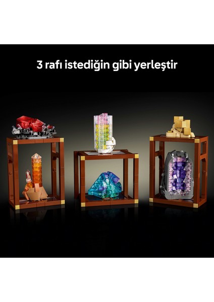 ® Ideas Mineral Koleksiyonu 21362 - Taş Koleksiyoncusu Yetişkinler Için Yaratıcı Model Yapım Seti (880 Parça)