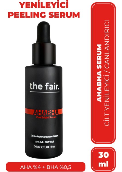 Ahabha Peel Bright Serum Canlandırıcı ve Arındırıcı Etki 30 ml Kadınlar İçin