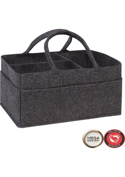 Tatlı Keçe Anne Bebek Bakım Çantası Yenidoğan Alt Açma Değiştirme Organizer Taşınabilir Düzenleyici fırsatları