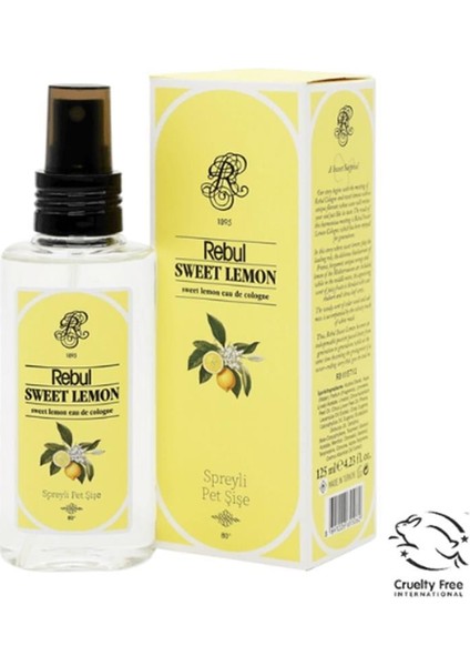 125ML Sweet Lemon Kolonya Pet