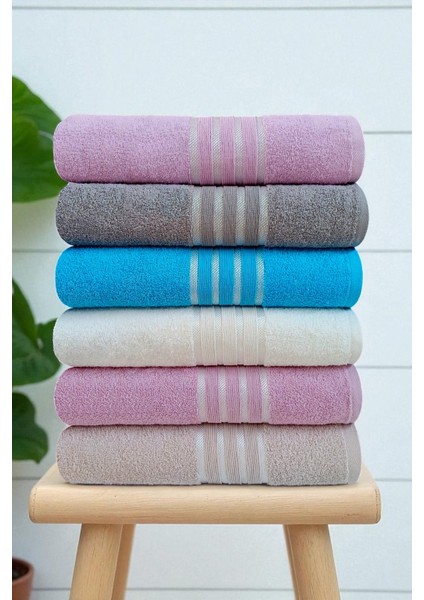 90X150 cm Büyük Boy Banyo Havlusu – 6’lı