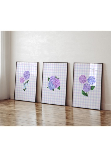 (Çerçevesiz) Ortanca Çiçekleri, Yatak Odası Oturma Odası Dekoru Poster fiyatları