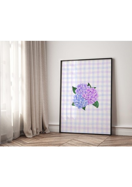 (Çerçevesiz) Ortanca Çiçekleri, Yatak Odası Oturma Odası Dekoru Poster indirimleri