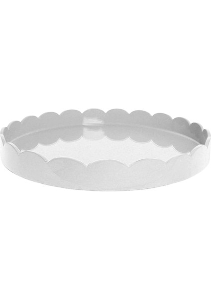 Scalloped Tray White fiyatları