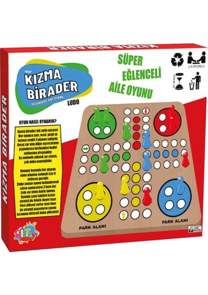 Ahşap Kızma Birader Ludo fiyatları