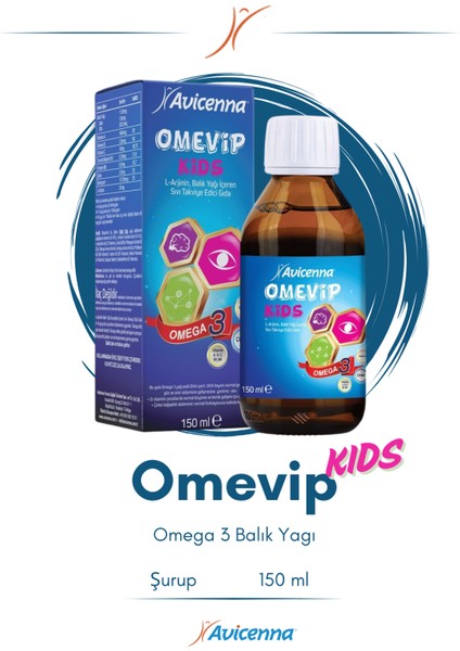 Omivip Kids Omega3 Şurup 150 ml