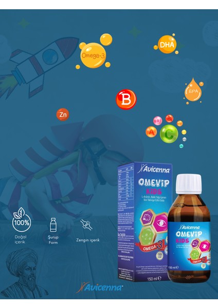 Omivip Kids Omega3 Şurup 150 ml fiyatları