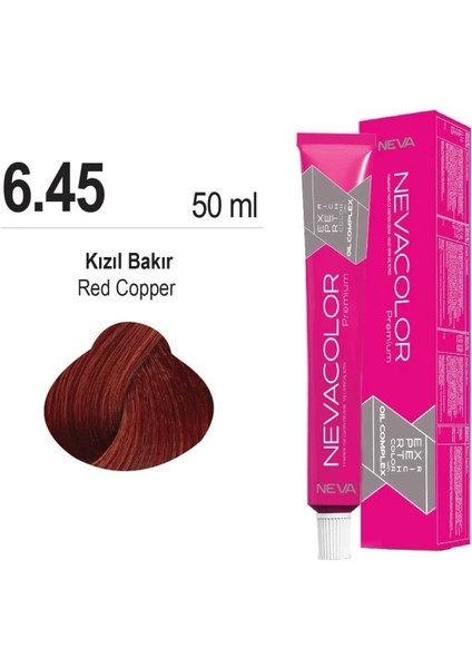 color Saç Boyası 6.45 Kızıl Bakır