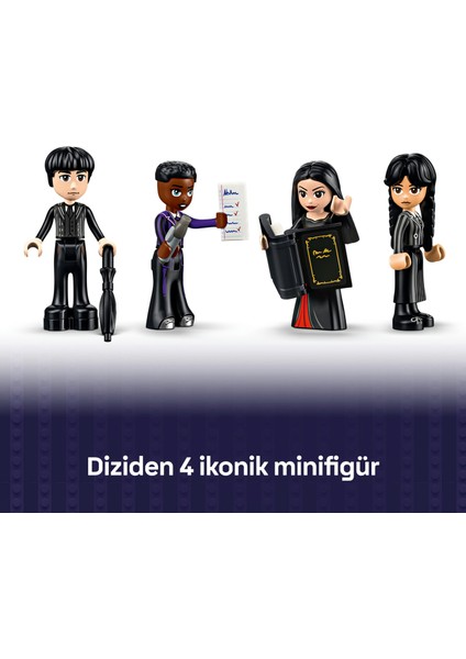 ® Wednesday Morticia’nın Evi 76786 - 10 Yaş ve Üzeri Çocuklar Için Yaratıcı Oyuncak Yapım Seti (1002 Parça)
