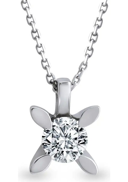 0,70 Karat Pırlanta Tektaş Kolye