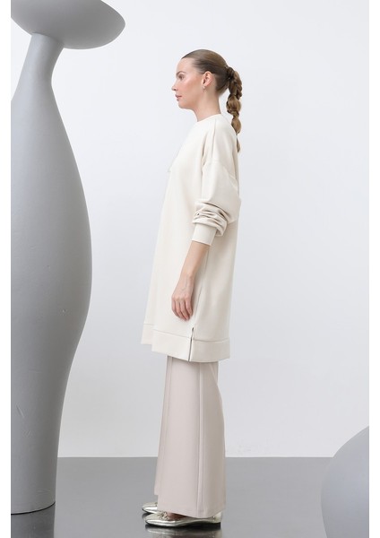 Kadın 10627 Önü Işlemeli Garni Detaylı Tunik indirimleri