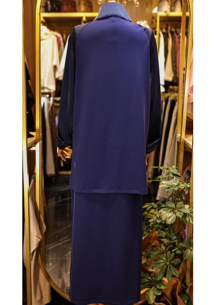 Lacivert Renk Cottone Etekli Takım modelleri