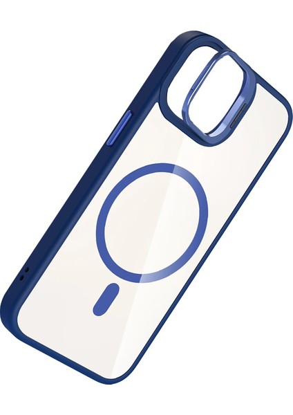 Apple iPhone 11 Remim Lensli Magsafe Standlı Kapak - LACIVERT-(5796) - FEİ1078-6456 fırsatları