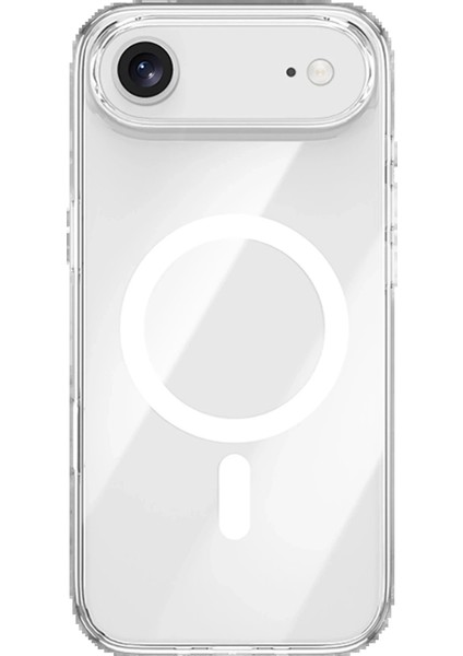 iPhone 17 Air Kılıf Pc Real Magsafe Kapak - ŞEFFAF-(5796) - FEİ9716-3337