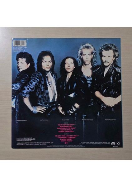 Scorpions - Savage Amusement - 1988 - Dönem Baskı Plak - Longplay - Lp fiyatları