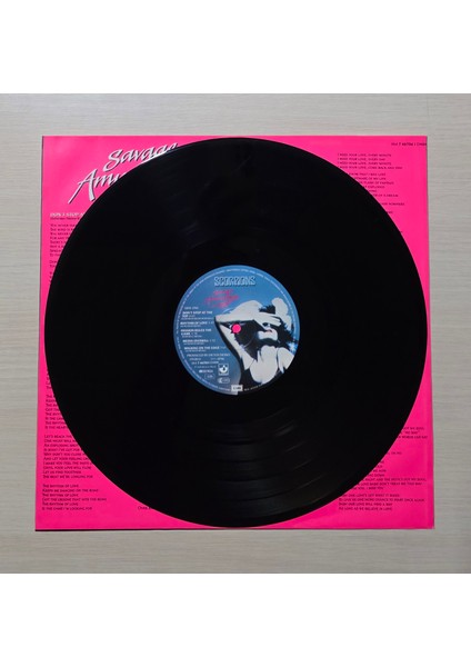 Scorpions - Savage Amusement - 1988 - Dönem Baskı Plak - Longplay - Lp modelleri