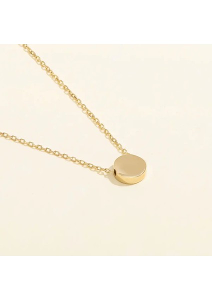 Yuvarlak Minimal Altın Kolye fiyatları