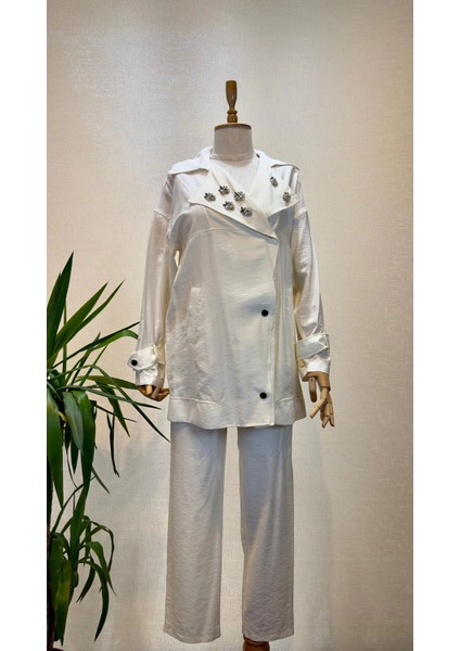 Ekru Renk Shıny Takım