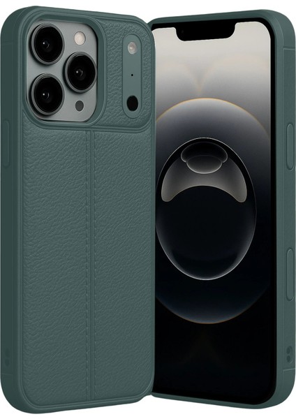 Apple iPhone 17 Pro Max Auto Focus Kapak - Koyu YEŞIL-(5796) - FEİ1881-1508