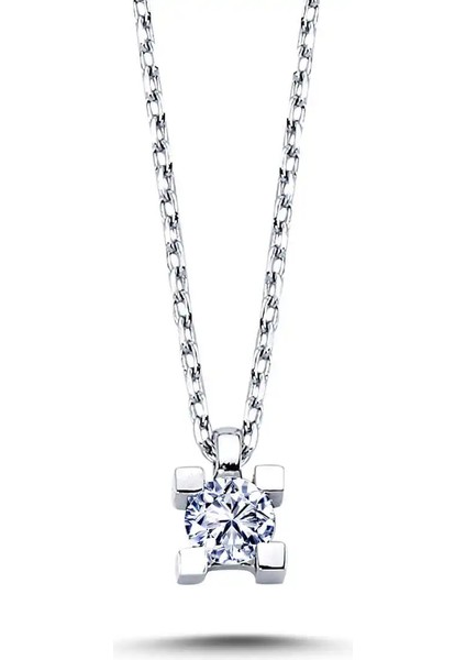 0,20 Karat Pırlanta Tektaş Kolye