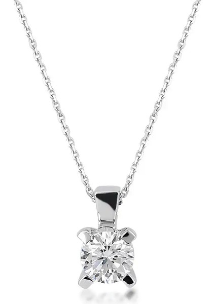 0,20 Karat Pırlanta Tektaş Kolye