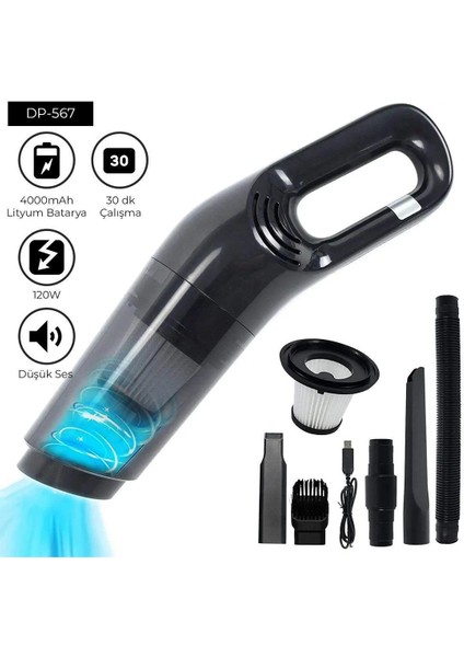 Dempower 5 Başlıklı Araç Süpürgesi - FEİ9737-8759