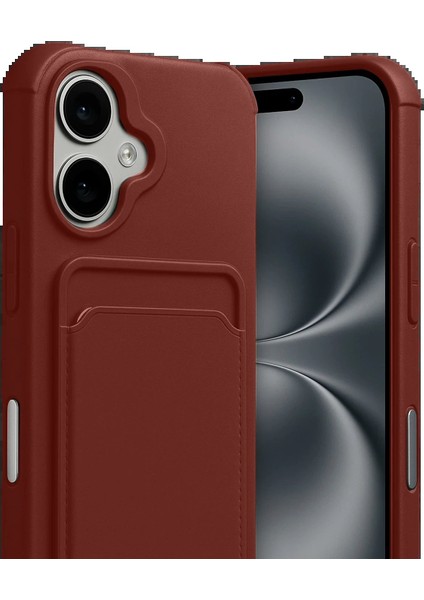 Apple iPhone 17 Kelvin Kartvizitli Silikon - BORDO-(5796) - FEİ2099-1417 fiyatları