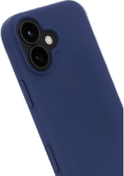 Apple iPhone 17 Nano Içi Kadife Silikon - LACIVERT-(5796) - FEİ5622-5729 modelleri