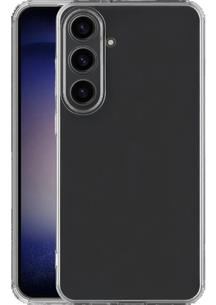 Samsung Galaxy S25 Fe Kılıf Lüx Şeffaf SILIKON-(5796) - FEİ9483-3073