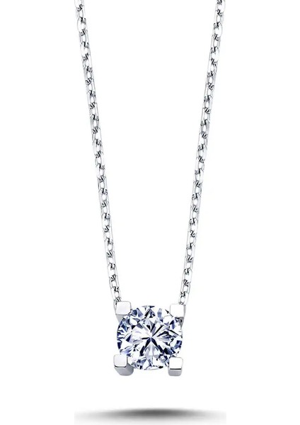 0,35 Karat Pırlanta Tektaş Kolye