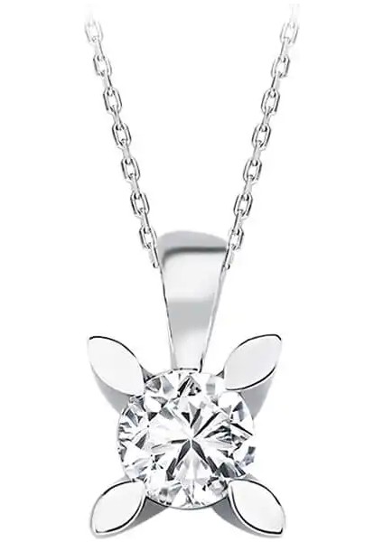 0,20 Karat Pırlanta Tektaş Kolye