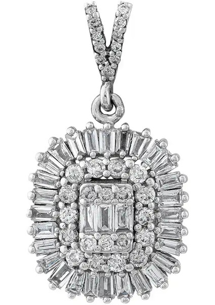 1,01 Karat Pırlanta Baget Kolye