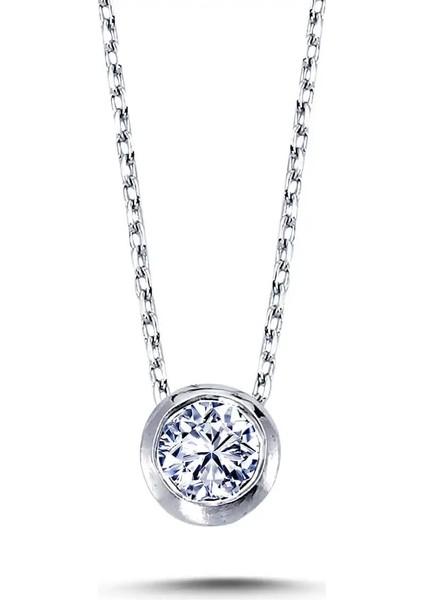 0,40 Karat Pırlanta Tektaş Kolye