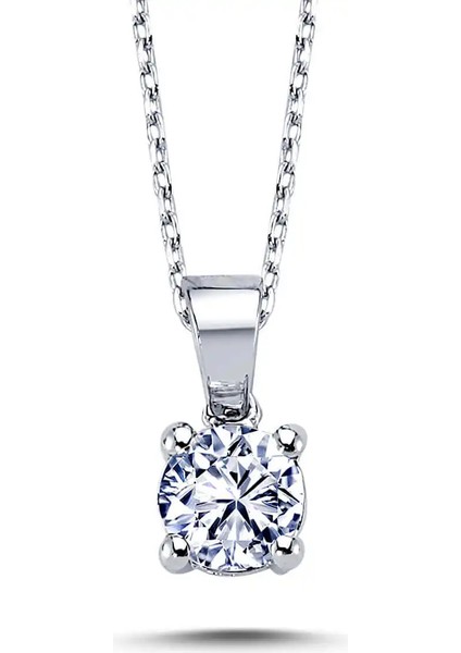 0,30 Karat Pırlanta Tektaş Kolye