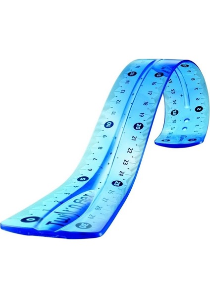 Pembe Esnek Plastik Cetvel Flexy Cetvel Kırılmayan Cetvel 30 cm - 1 Adet fırsatları