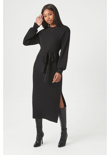 Bağlama Detaylı Midi Triko Elbise fiyatları