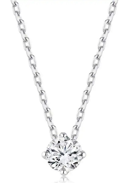 0,25 Karat Pırlanta Tektaş Kolye