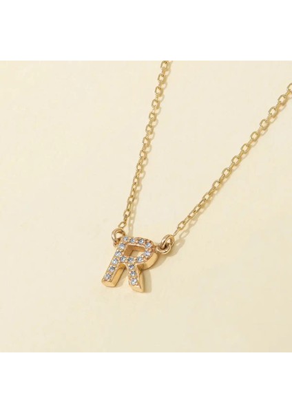 0,03 Karat Pırlanta R Harfi Kolye fiyatları