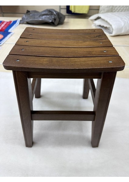 -Ceviz Renk Tabure 45 CM - 1 ADET