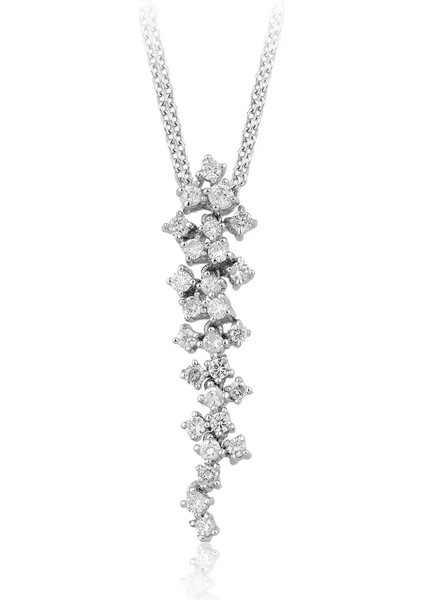 0,70 Karat Pırlanta Tasarım Kolye