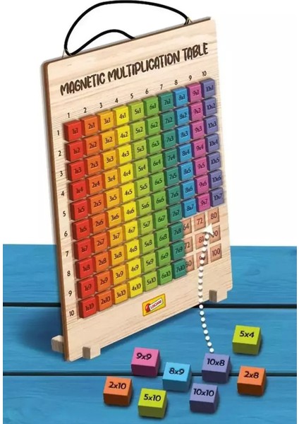 Ahşap Manyetik Çarpım Tablosu Oyuncak En Eğlenceli Matematik Eğitimi indirimleri
