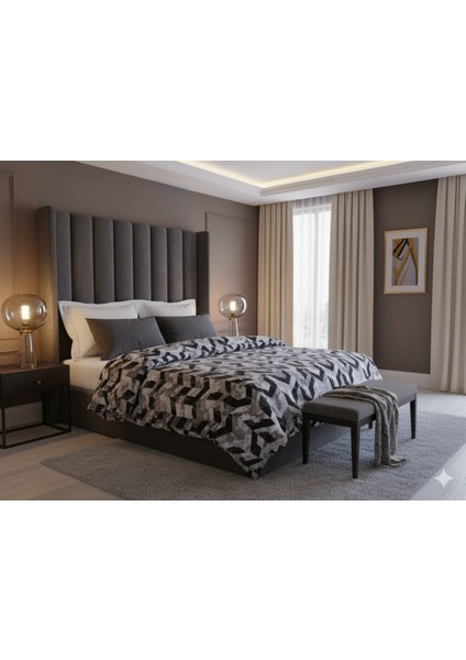 Ranforce Marbly Tek Kişilik Nevresim Takımı