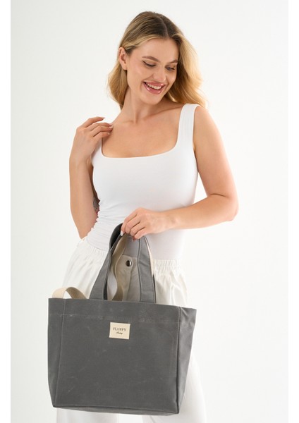 Classic Büyük Boy Mumlu Kanvas Omuz ve El Çantası / Lise ve Üniversite Okul Çantası(En: 32 Boy: 29) indirimleri