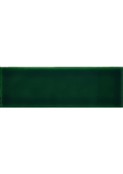 7x21 Cm Düz Yeşil Çini Seramik