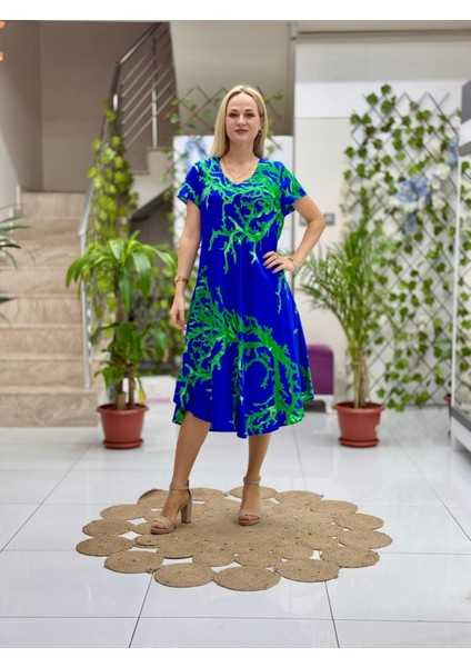 FD17109 Viskon Frida Elbise modelleri