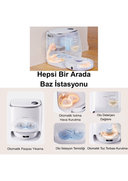 Freo X Ultra Akıllı Robot Süpürge Beyaz,8.200PA Emiş Gücü modelleri