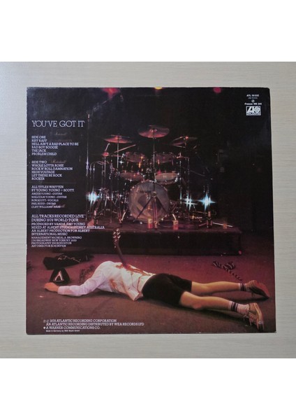 Ac/dc - If You Want Blood You've Got It - 1978 - Dönem Baskı Plak - Longplay - Lp fiyatları