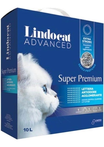 Advanced Super Premium Extra Güçlü Kokusuz Topaklanan Bentonit Kedi Kumu 10 Lt