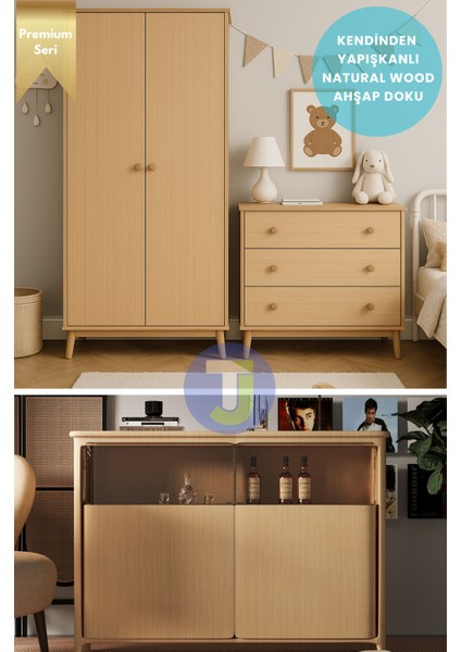 Premium Seri Kendinden Yapışkanlı Ahşap Desenli Pvc Kaplama – 60CMX300CM modelleri