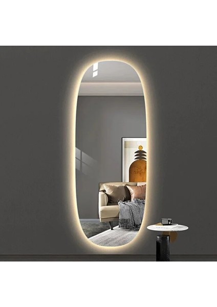 Boy Aynası Ledli Dokunmatik Flora Aura Dekoratif Boy Aynası Ledli Dokunmatik